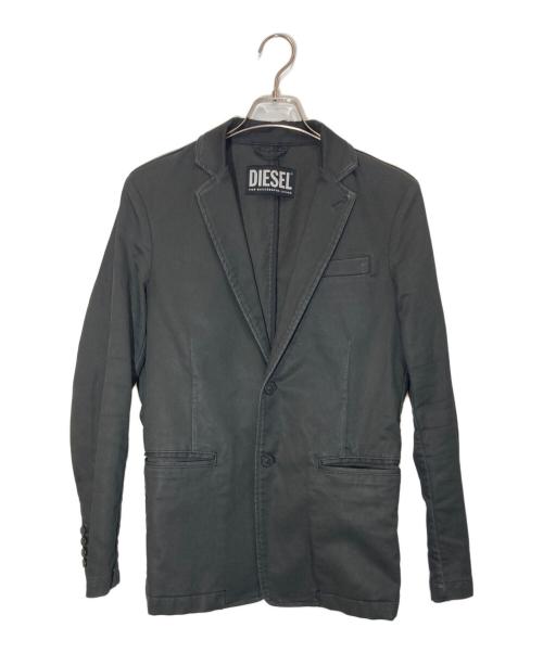 DIESEL（ディーゼル）DIESEL (ディーゼル) ジョグジーンズテーラードジャケット NYACK-NE ブラック サイズ:Sの古着・服飾アイテム