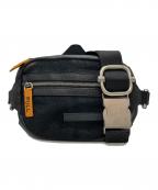 HERON PRESTONヘロンプレストン）の古着「Leather Waist Bag」｜ブラック