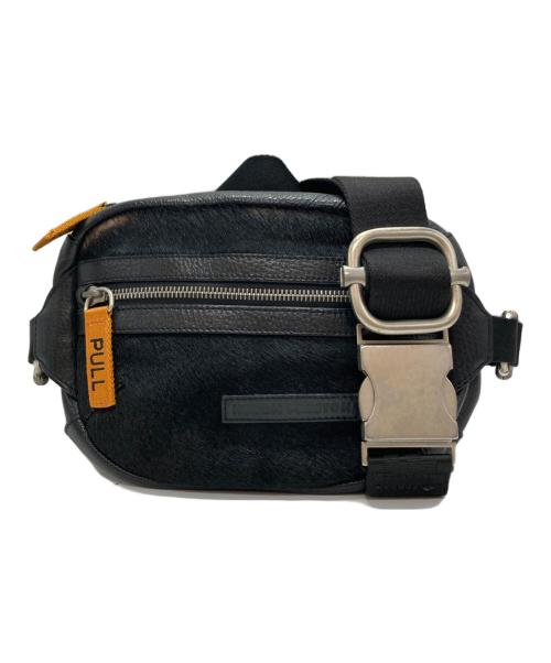 HERON PRESTON（ヘロンプレストン）HERON PRESTON (ヘロンプレストン) Leather Waist Bag ブラック サイズ:-の古着・服飾アイテム