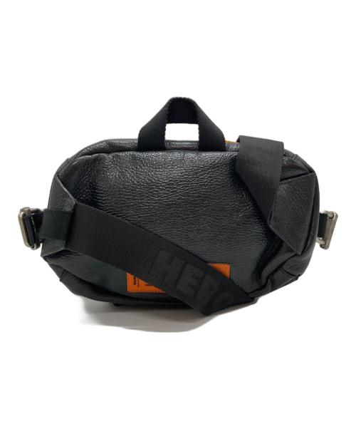 HERON PRESTON（ヘロンプレストン）HERON PRESTON (ヘロンプレストン) Leather Waist Bag ブラック サイズ:-の古着・服飾アイテム
