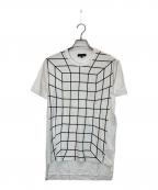 COMME des GARCONS HOMME PLUSコムデギャルソンオムプリュス）の古着「プリントTシャツ」｜ホワイト