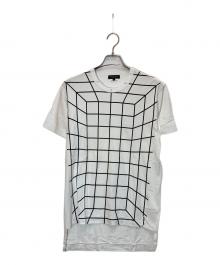 COMME des GARCONS HOMME PLUS（コムデギャルソンオムプリュス）の古着「プリントTシャツ」｜ホワイト