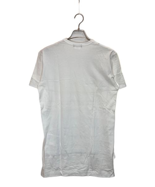 COMME des GARCONS HOMME PLUS（コムデギャルソンオムプリュス）COMME des GARCONS HOMME PLUS (コムデギャルソンオムプリュス) プリントTシャツ ホワイト サイズ:Sの古着・服飾アイテム