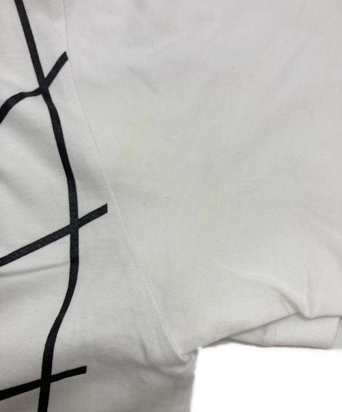 COMME des GARCONS HOMME PLUS（コムデギャルソンオムプリュス）COMME des GARCONS HOMME PLUS (コムデギャルソンオムプリュス) プリントTシャツ ホワイト サイズ:Sの古着・服飾アイテム