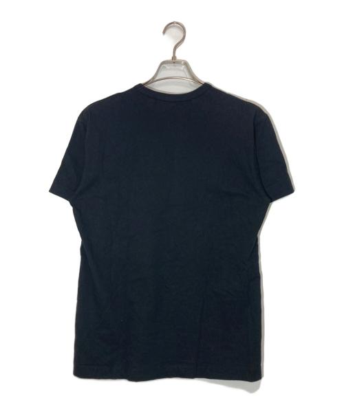 PLAY COMME des GARCONS（プレイコムデギャルソン）PLAY COMME des GARCONS (プレイコムデギャルソン) ハートワッペンTシャツ ブラック サイズ:Lの古着・服飾アイテム