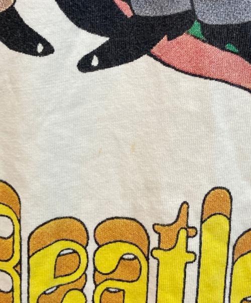 KITH（キス）KITH (キス) THE BEATLES (ビートルズ) プリントTシャツ ベージュ サイズ:Sの古着・服飾アイテム