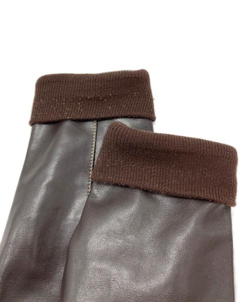 MORGAN（モーガン）MORGAN (モーガン) A-2 レザージャケット ブラウン サイズ:38の古着・服飾アイテム