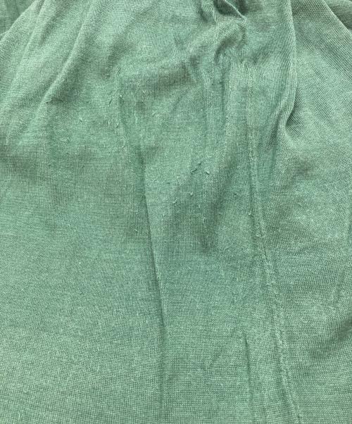 AURALEE（オーラリー）AURALEE (オーラリー) BRUSHED SILK KNIT TEE グリーン サイズ:3の古着・服飾アイテム