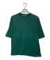 AURALEE（オーラリー）の古着「BRUSHED SILK KNIT TEE」｜グリーン