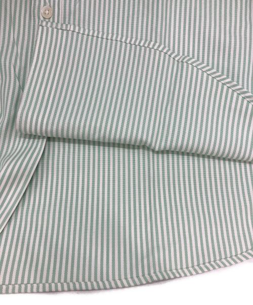 AURALEE（オーラリー）AURALEE (オーラリー) CANDY STRIPE BD SHIRT グリーン サイズ:3の古着・服飾アイテム
