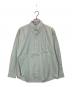 AURALEE（オーラリー）の古着「CANDY STRIPE BD SHIRT」｜グリーン