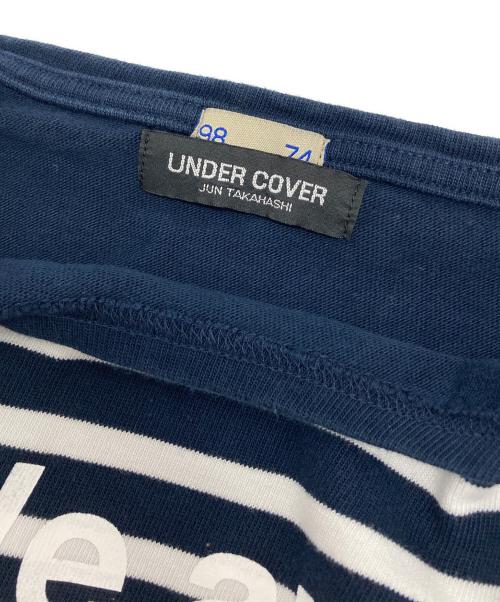 UNDERCOVER（アンダーカバー）UNDERCOVER (アンダーカバー) ボーダーカットソー ネイビー サイズ:Ⅿの古着・服飾アイテム