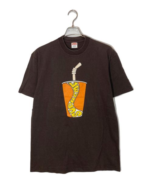 SUPREME（シュプリーム）Supreme (シュプリーム) プリントTシャツ ブラウン サイズ:Lの古着・服飾アイテム