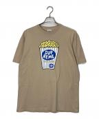 SUPREMEシュプリーム）の古着「ポップコーン プリントTシャツ」｜ベージュ