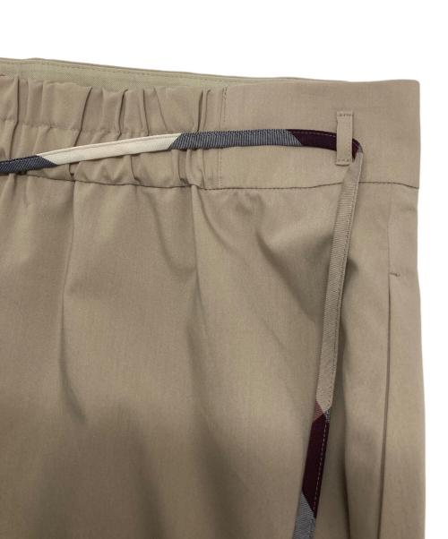 BLUE LABEL CRESTBRIDGE（ブルーレーベルクレストブリッジ）BLUE LABEL CRESTBRIDGE (ブルーレーベルクレストブリッジ) パーシャルチェックスカート ベージュ サイズ:38の古着・服飾アイテム