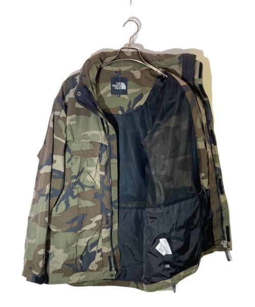 THE NORTH FACE（ザ ノース フェイス）THE NORTH FACE (ザ ノース フェイス) FRONTIERS PARKA カーキ×ベージュ サイズ:Lの古着・服飾アイテム