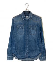 Maison Margiela（メゾンマルジェラ）の古着「ウエスタンデニムシャツ」｜インディゴ