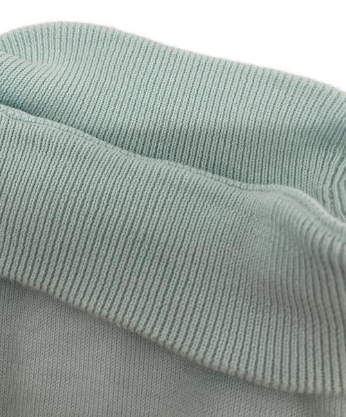 GRAN SASSO（グランサッソ）GRAN SASSO (グランサッソ) 12ゲージソフトコットンモックネックニット ブルー サイズ:46の古着・服飾アイテム
