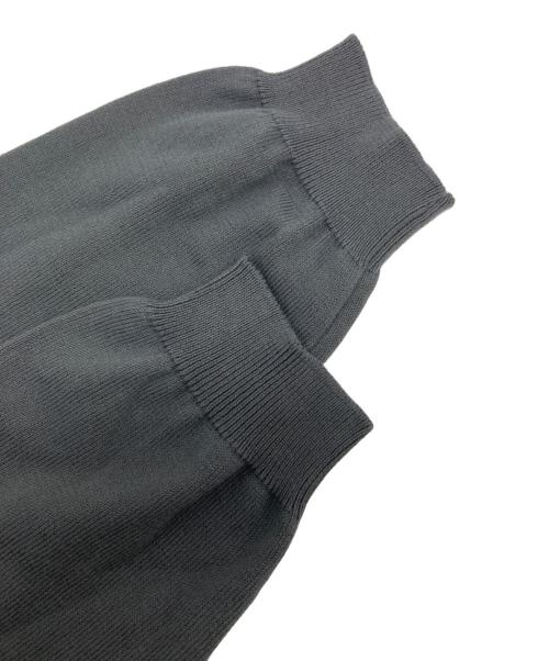 GRAN SASSO（グランサッソ）GRAN SASSO (グランサッソ) 12ゲージソフトコットンモックネックニット グレー サイズ:46の古着・服飾アイテム