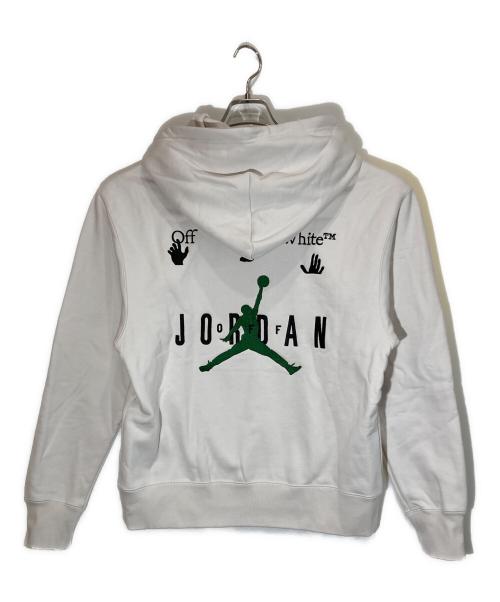 JORDAN BRAND（ジョーダン ブランド）JORDAN BRAND (ジョーダン ブランド) OFFWHITE (オフホワイト) AS M J OW HOODIE ホワイト サイズ:Ⅿの古着・服飾アイテム