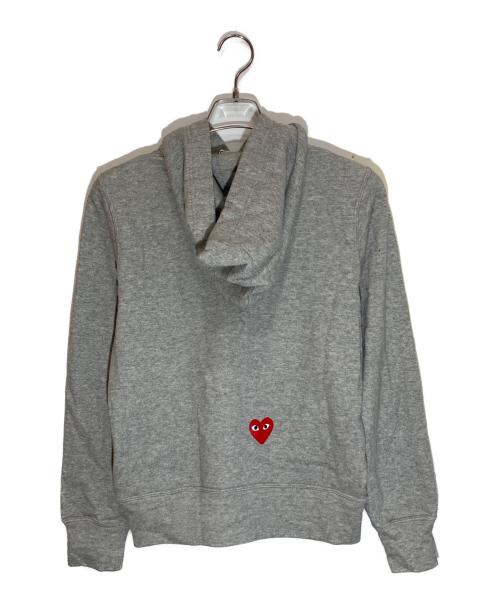 PLAY COMME des GARCONS（プレイコムデギャルソン）PLAY COMME des GARCONS (プレイコムデギャルソン) NIKE (ナイキ) Play Hoodie グレー サイズ:Ⅿの古着・服飾アイテム