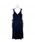BLUE LABEL CRESTBRIDGE（ブルーレーベルクレストブリッジ）の古着「ノースリーブワンピース」｜ネイビー