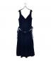 BLUE LABEL CRESTBRIDGE (ブルーレーベルクレストブリッジ) ノースリーブワンピース ネイビー サイズ:SIZE M (38)：4000円