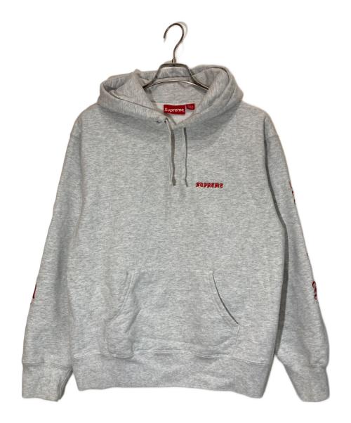 SUPREME（シュプリーム）Supreme (シュプリーム) Peace Hooded Sweatshirt グレー サイズ:Sの古着・服飾アイテム