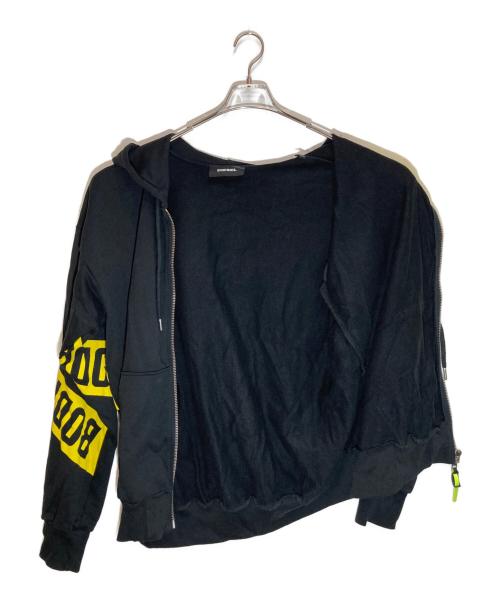 DIESEL（ディーゼル）DIESEL (ディーゼル) ジップパーカー ブラック サイズ:Lの古着・服飾アイテム