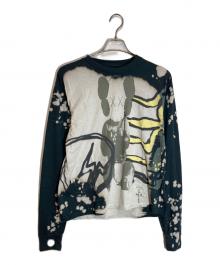 Travis Scott CACTUS JACK×KAWS×FRAGMENTS（トラヴィス・スコット カクタスジャック×カウズ×フラグメント）の古着「ロングスリーブカットソー」｜グレー