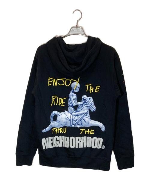 cactus jack（カクタス・ジャック）CACTUS JACK (カクタス・ジャック) NEIGHBORHOOD (ネイバーフッド) CAROUSEL HOODIE ブラック サイズ:Sの古着・服飾アイテム