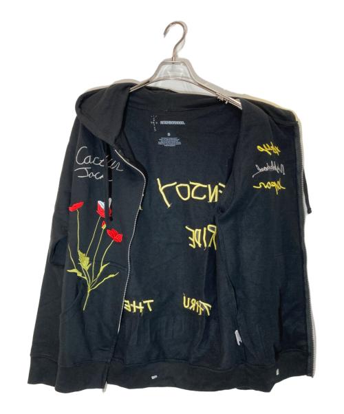 cactus jack（カクタス・ジャック）CACTUS JACK (カクタス・ジャック) NEIGHBORHOOD (ネイバーフッド) CAROUSEL HOODIE ブラック サイズ:Sの古着・服飾アイテム