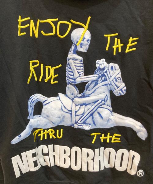 cactus jack（カクタス・ジャック）CACTUS JACK (カクタス・ジャック) NEIGHBORHOOD (ネイバーフッド) CAROUSEL HOODIE ブラック サイズ:Sの古着・服飾アイテム