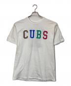 MITCHELL & NESSミッチェルアンドネス）の古着「プリントTシャツ」｜ホワイト