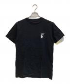 OFFWHITEオフホワイト）の古着「CUT HERE SLIM TEE」｜ブラック
