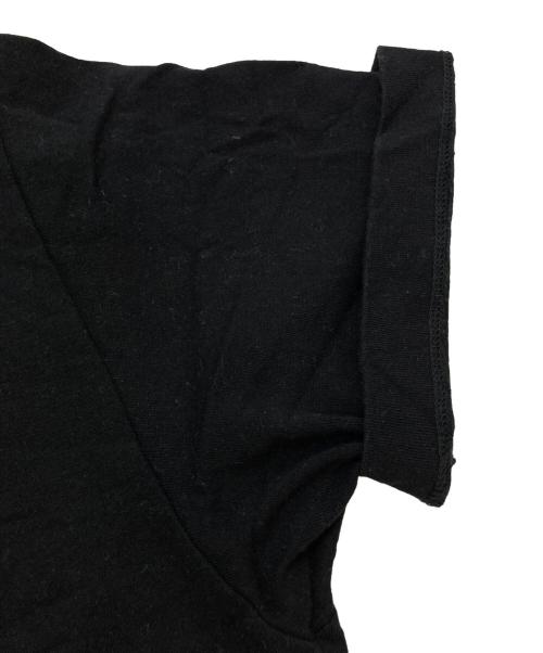 OFFWHITE（オフホワイト）OFFWHITE (オフホワイト) CUT HERE SLIM TEE ブラック サイズ:Sの古着・服飾アイテム