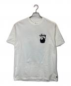 NIKE×stussyナイキ×ステューシー）の古着「プリントTシャツ」｜ホワイト