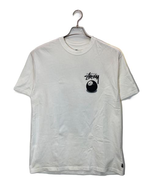 NIKE（ナイキ）NIKE (ナイキ) stussy (ステューシー) プリントTシャツ ホワイト サイズ:Ⅿの古着・服飾アイテム