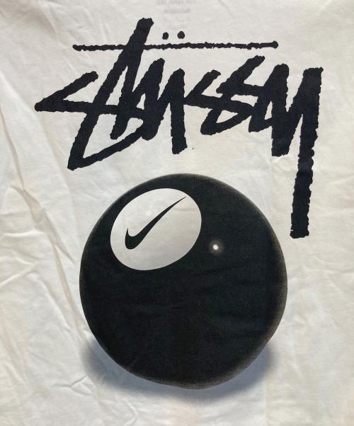 NIKE（ナイキ）NIKE (ナイキ) stussy (ステューシー) プリントTシャツ ホワイト サイズ:Ⅿの古着・服飾アイテム