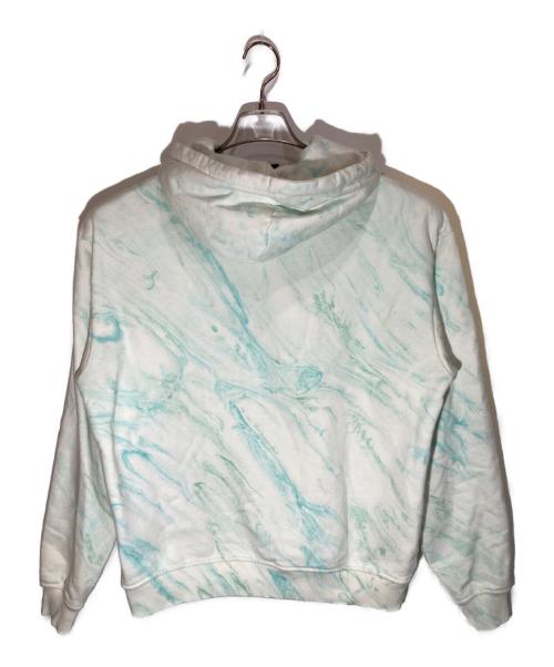 KITH（キス）KITH (キス) Mint Tie-Dye Hoodie ブルー×ホワイト サイズ:Sの古着・服飾アイテム