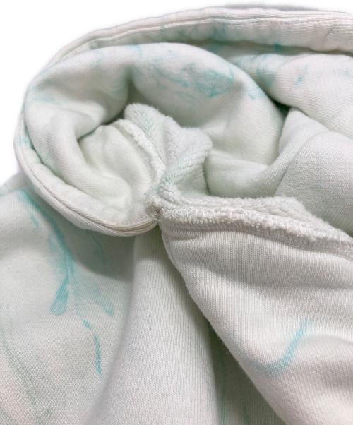 KITH（キス）KITH (キス) Mint Tie-Dye Hoodie ブルー×ホワイト サイズ:Sの古着・服飾アイテム
