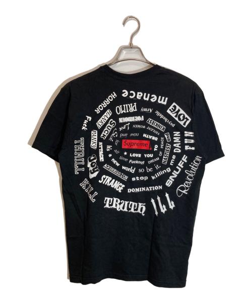 SUPREME（シュプリーム）Supreme (シュプリーム) Spiral Tee ブラック サイズ:Ⅿの古着・服飾アイテム