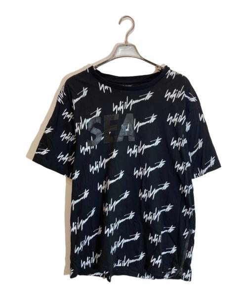 WIND AND SEA（ウィンダンシー）WIND AND SEA (ウィンダンシー) YOHJI YAMAMOTO (ヨウジヤマモト) プリントTシャツ ブラック サイズ:4の古着・服飾アイテム
