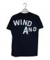 WIND AND SEA (ウィンダンシー) プリントTシャツ ブラック サイズ:Ⅿ：4000円