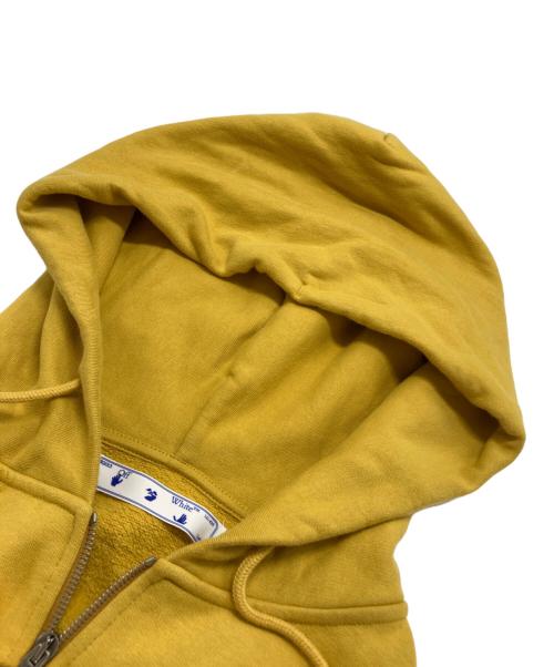 OFFWHITE（オフホワイト）OFFWHITE (オフホワイト) ジップパーカー イエロー サイズ:Ⅿの古着・服飾アイテム