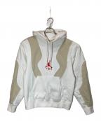 NIKE×OFFWHITEナイキ×オフホワイト）の古着「AS J NRG ASW UC PO HOODIE JORDAN」｜ホワイト×ベージュ