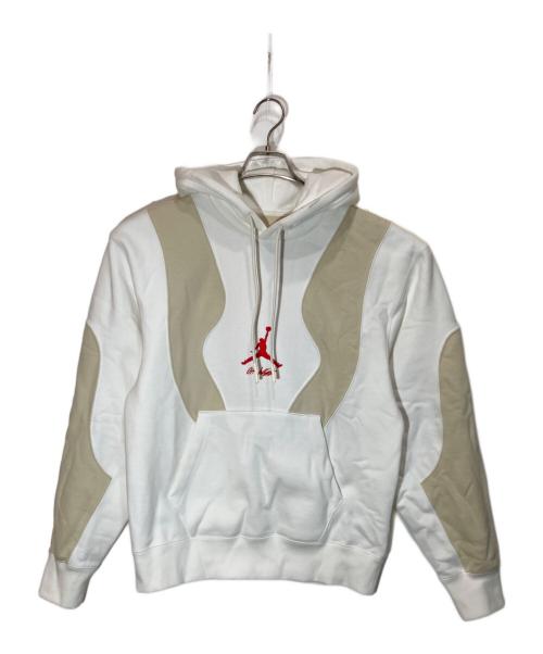NIKE（ナイキ）NIKE (ナイキ) OFFWHITE (オフホワイト) AS J NRG ASW UC PO HOODIE JORDAN ホワイト×ベージュ サイズ:Sの古着・服飾アイテム