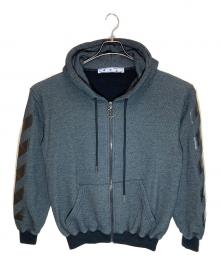 OFFWHITE（オフホワイト）の古着「Arrows Hooded Jacket」｜グレー