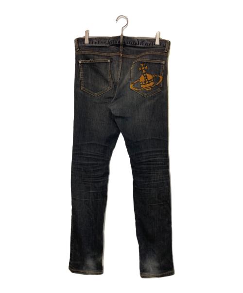 Vivienne Westwood（ヴィヴィアンウエストウッド）Vivienne Westwood (ヴィヴィアンウエストウッド) スキニーパンツ ブラック サイズ:48の古着・服飾アイテム