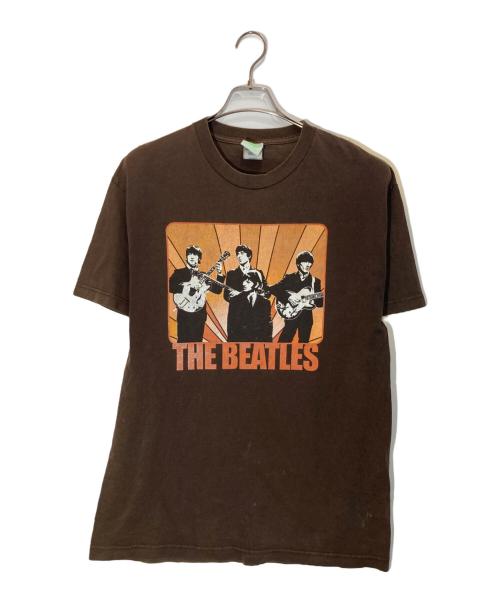THE BEATLES（ビートルズ）THE BEATLES (ビートルズ) バンドTシャツ ブラウン サイズ:Lの古着・服飾アイテム